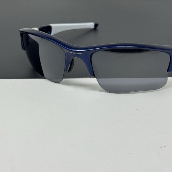 Oakley Sunglasses Flak Jacket XLJ 03-931 Team Navy Blue w/ Black Iridium - Picture 2 of 15
